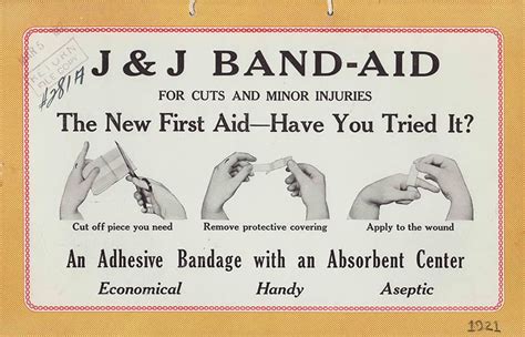 when did band-aid stop using the metal box|history of band aid bandages.